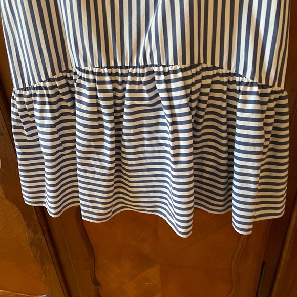Ralph Lauren blue and white striped dress Size 10 - Picture 3 of 7